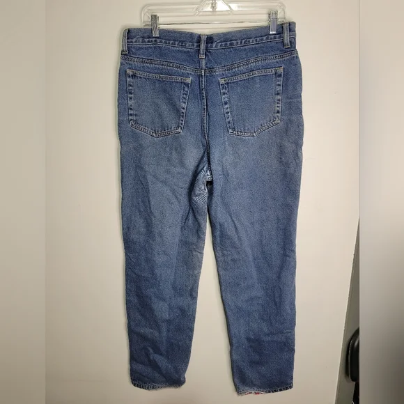 Burry Lane Vintage Flannel Lined Jeans Size 16 - Picture 4 of 7